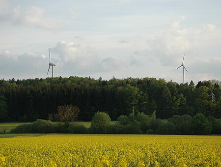 Windräder in altmühlfranken