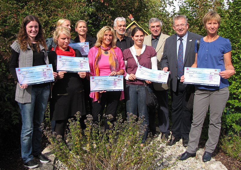 Die Preisträger des Umweltschutzpreises 2012