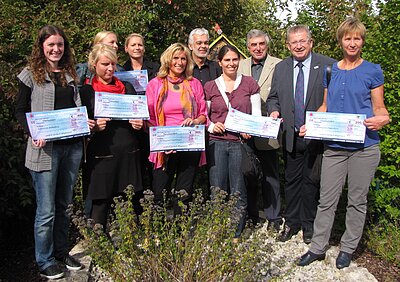 Die Preisträger des Umweltschutzpreises 2012