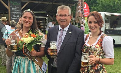 Inthronisierung der Altmühlfränkischen Bierkönigin Sarah Zimmerer am 28.05.2016