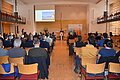 Der Bethelsaal der Stiftung Hensoltshöhe ist gut besucht. Viele Teilnehmer lauschen der Veranstaltung.