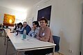 Teilnehmer auf den Plätzen während des Workshops am Vereinstag