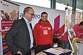 Zu sehen ist ein Messestand am Standort Gunzenhausen auf der Berufsausbildungsmesse Altmühlfranken 2025.
