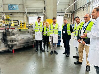 Landrat Manuel Westphal besucht OP mobility