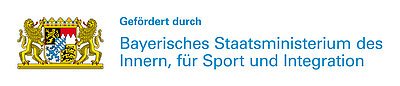 Fördermarke Integrationslotsinnen und -lotsen des Bayerischen Staatsministeriums des Innern, für Sport und Integration