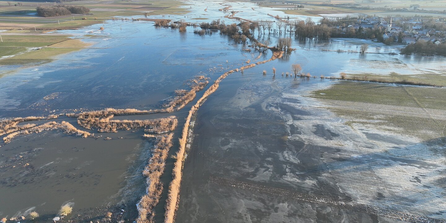 Hochwasser Altmühl bei Windsfeld
