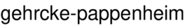 gehrcke-pappenheim