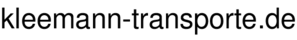 kleemann-transporte.de