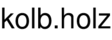 kolb.holz