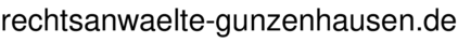 rechtsanwaelte-gunzenhausen.de