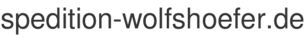 spedition-wolfshoefer.de
