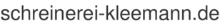 schreinerei-kleemann.de