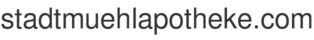 stadtmuehlapotheke.com
