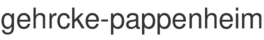 gehrcke-pappenheim