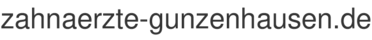 zahnaerzte-gunzenhausen.de