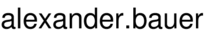 alexander.bauer