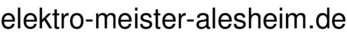 elektro-meister-alesheim.de