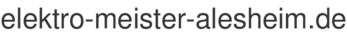 elektro-meister-alesheim.de