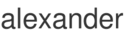 alexander