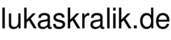 lukaskralik.de