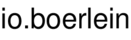 io.boerlein